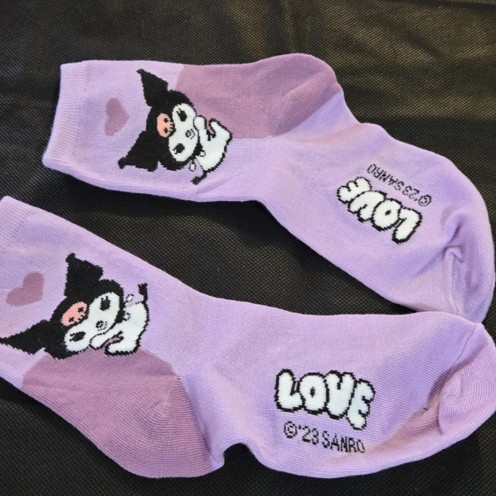 🍒🍒 Sanrio Kuromi Purple Ankle Socks